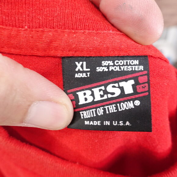 VINTAGE ST LOUIS VA CENTER VETERAN 1995 90s SINGLE STITCH USA MADE TSHIRT SZ XL - Picture 6 of 6